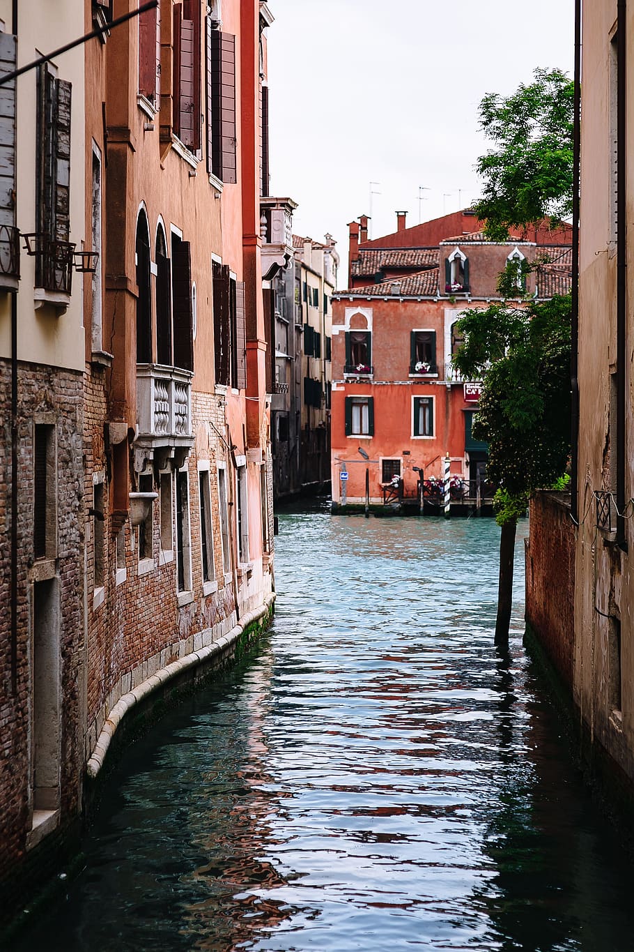 férias, arquitetura, edifícios, cidade velha, Europa, italiano, Itália, veneto, venezia, mediterrâneo