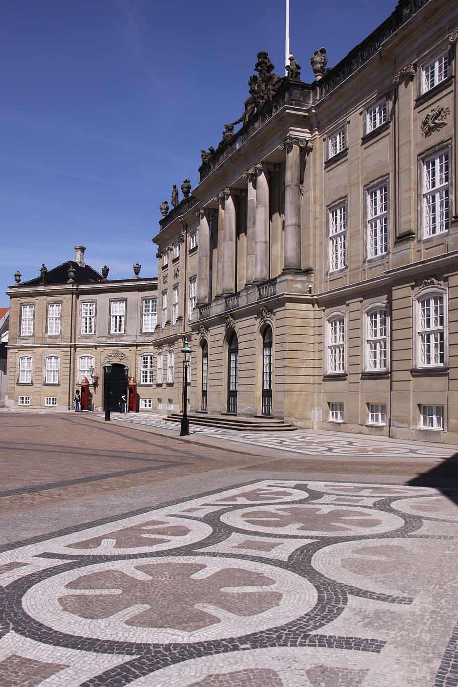 Amalienborg, Castle, Palace, tamasya, kerajaan, Denmark, tradisi, nordic, budaya, skandinavia