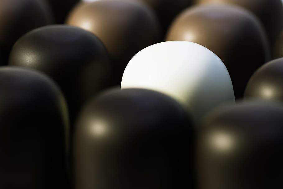 esfera, blanco, ornamento, negro, componentes, malvavisco de chocolate, s'more, mohrenkopf, schokoschaumkuss, krembo