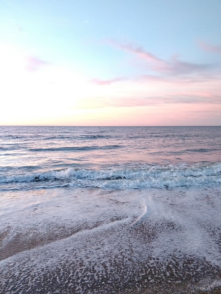 playa, amanecer, agua, alantic, océano, mar, horizonte sobre el agua, horizonte, pintorescos - naturaleza, tierra