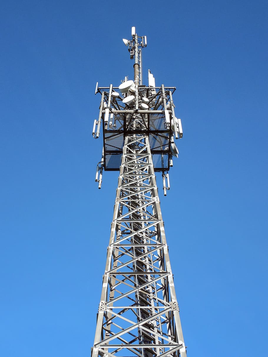 transmission tower, send, radio, reception, antenna, telecommunications  masts, radio antenna, wireless technology, radio relay, radio mast | Pxfuel