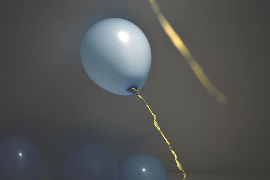 balloon, party, birthday, streamers, celebrate, invitation, sad, bitterness, sadness, loneliness