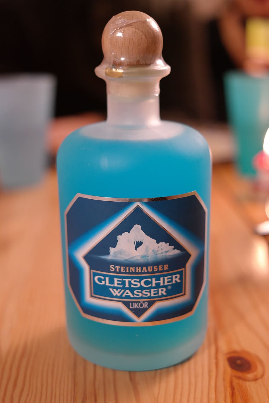 氷河, 水, リキュール, アルコール, ボトル, 氷河水, 祭り, 祝う, 青, 明るい青