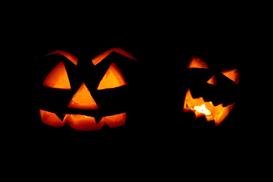 halloween, labu, lilin, jack o 'lantern, makanan dan minuman, perayaan, wajah antropomorfik, makanan, menghadapi, antropomorfik