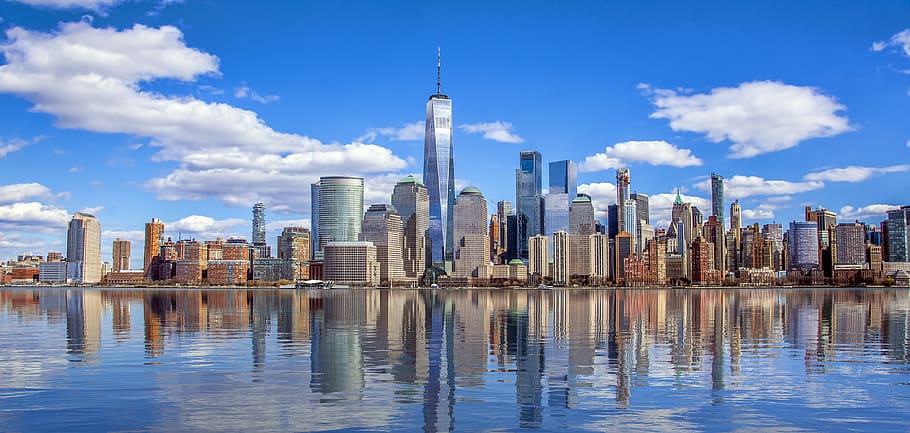new york, manhattan, nyc, city, usa, buildings, architecture, urban, skyscrapers, skyline