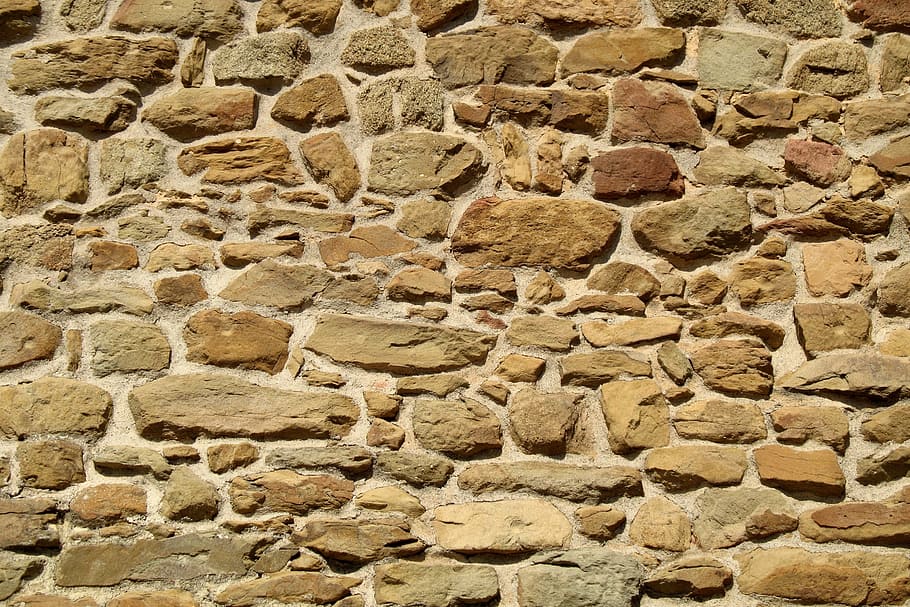 close-up photo, brown, wall, stone, stone wall, masonry, backgrounds, bricked, background, full frame