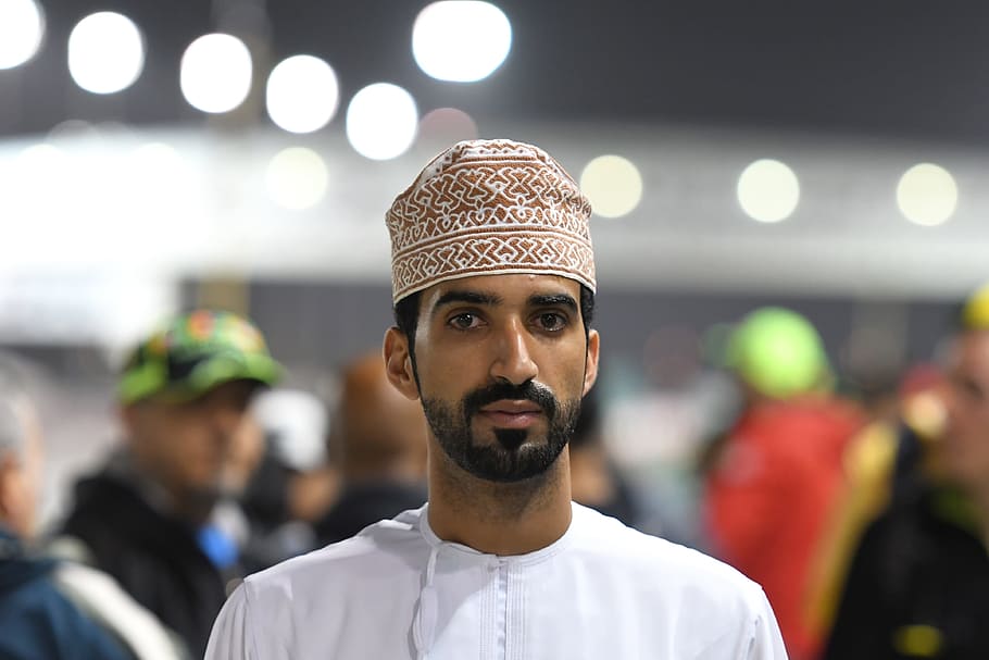 motogp, 2017, visitor, from oman, portrait, incidental people, focus on foreground, men, clothing, headshot