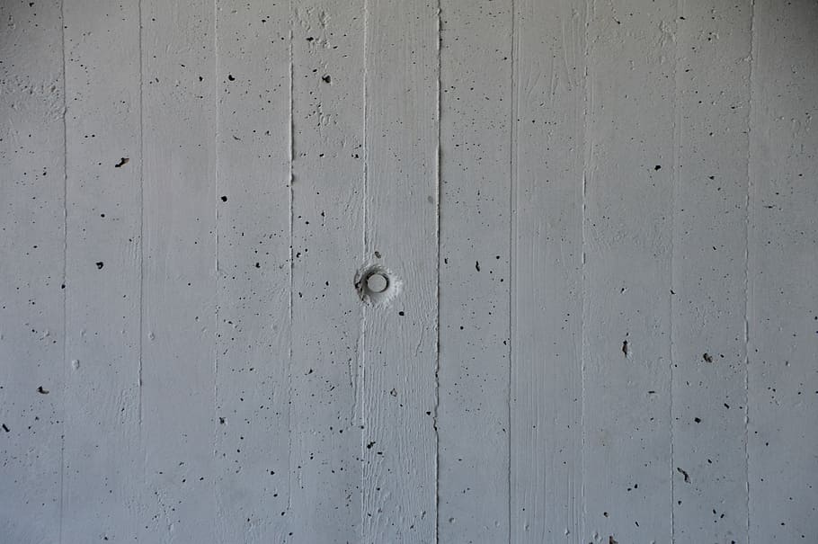 hole, white, surface, concrete, structure, formwork, grain, wall, grey, concrete wall