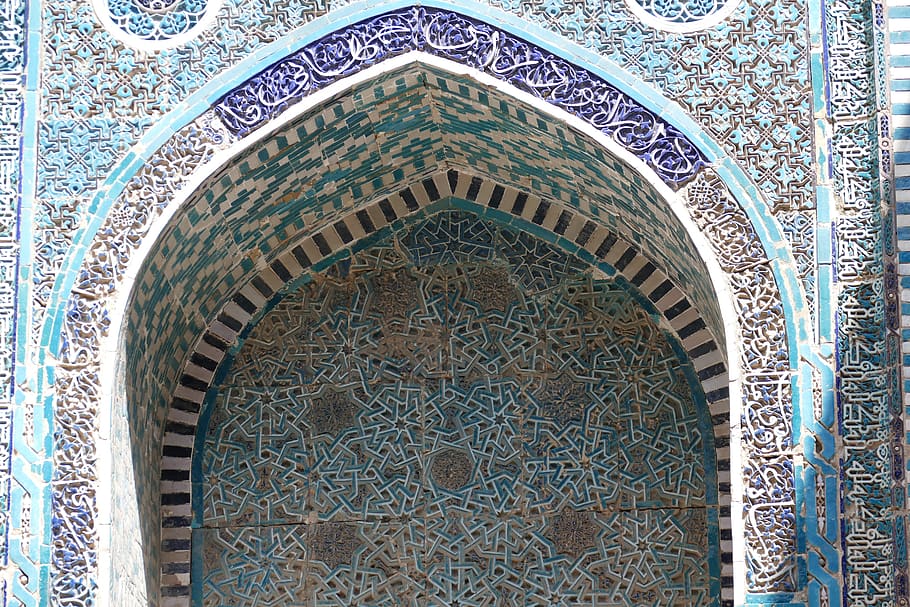 uzbekistan, samarkand, mosque, central asia, mausoleum, islam, historically, shohizinda, necropolis, grave