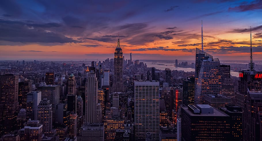 nyc, new york, us, manhattan, buildings, america, architecture, skyline, the metropolis, skyscrapers