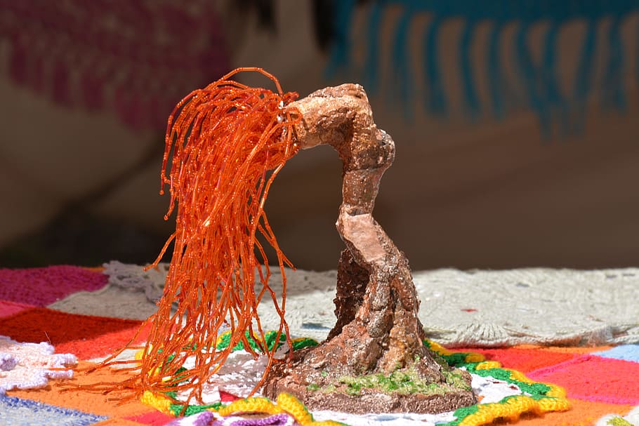 Beading, Tree, Handicraft, Project, handicraft project, creativity, hobby, handmade, leisure, do-it-yourself