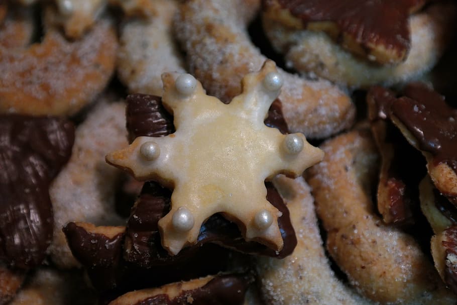 christmas cookies, mix, christmas, cookie, pastries, sweetness, delicious, fine pastry, cookie cutter, star