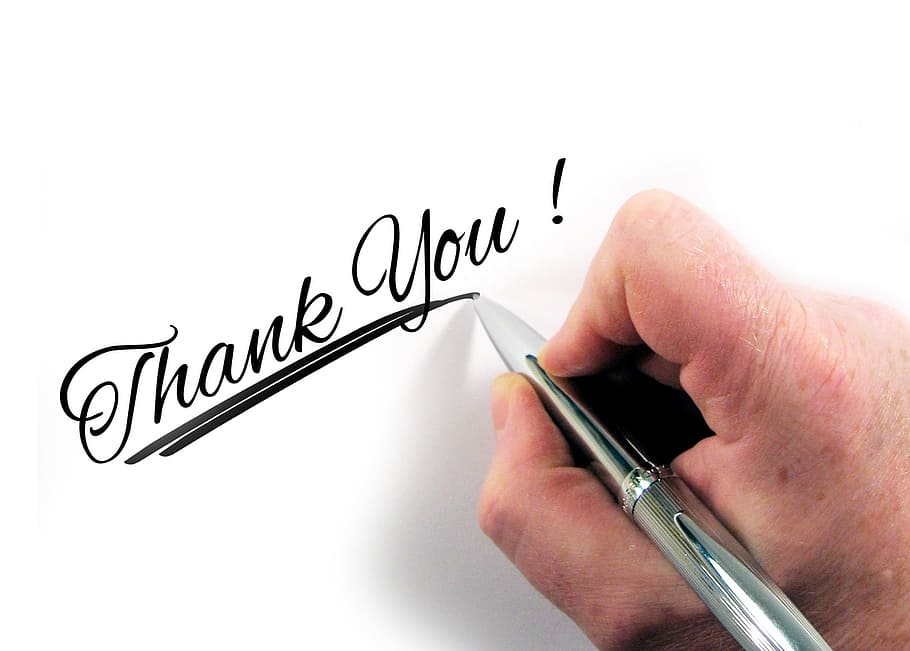 thank you! greetings, Thank You, greetings, hand, leave, pen, paper, letters, thank you very much, business