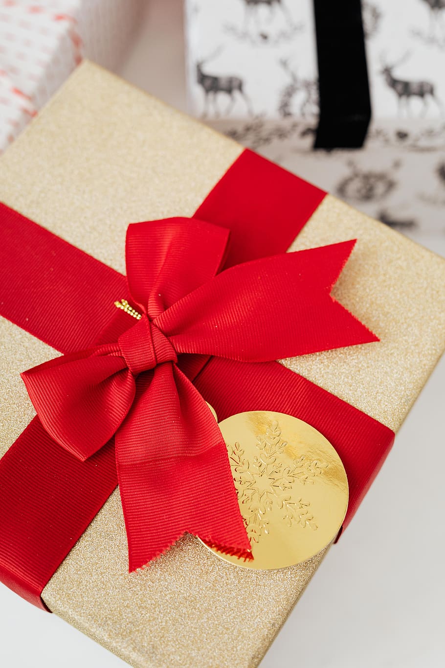 regalo, navidad, regalos, diciembre, vacaciones, festivo, alegre, arco, presente, caja