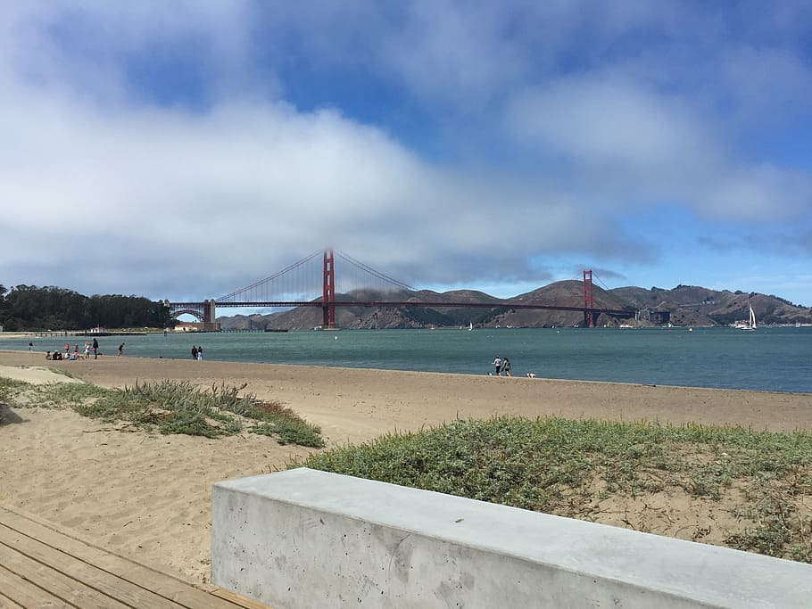 Crissy Field, California, San Francisco, Golden Gate, Bahía de San Francisco, área de la bahía, costa oeste, hito, famoso, estructura