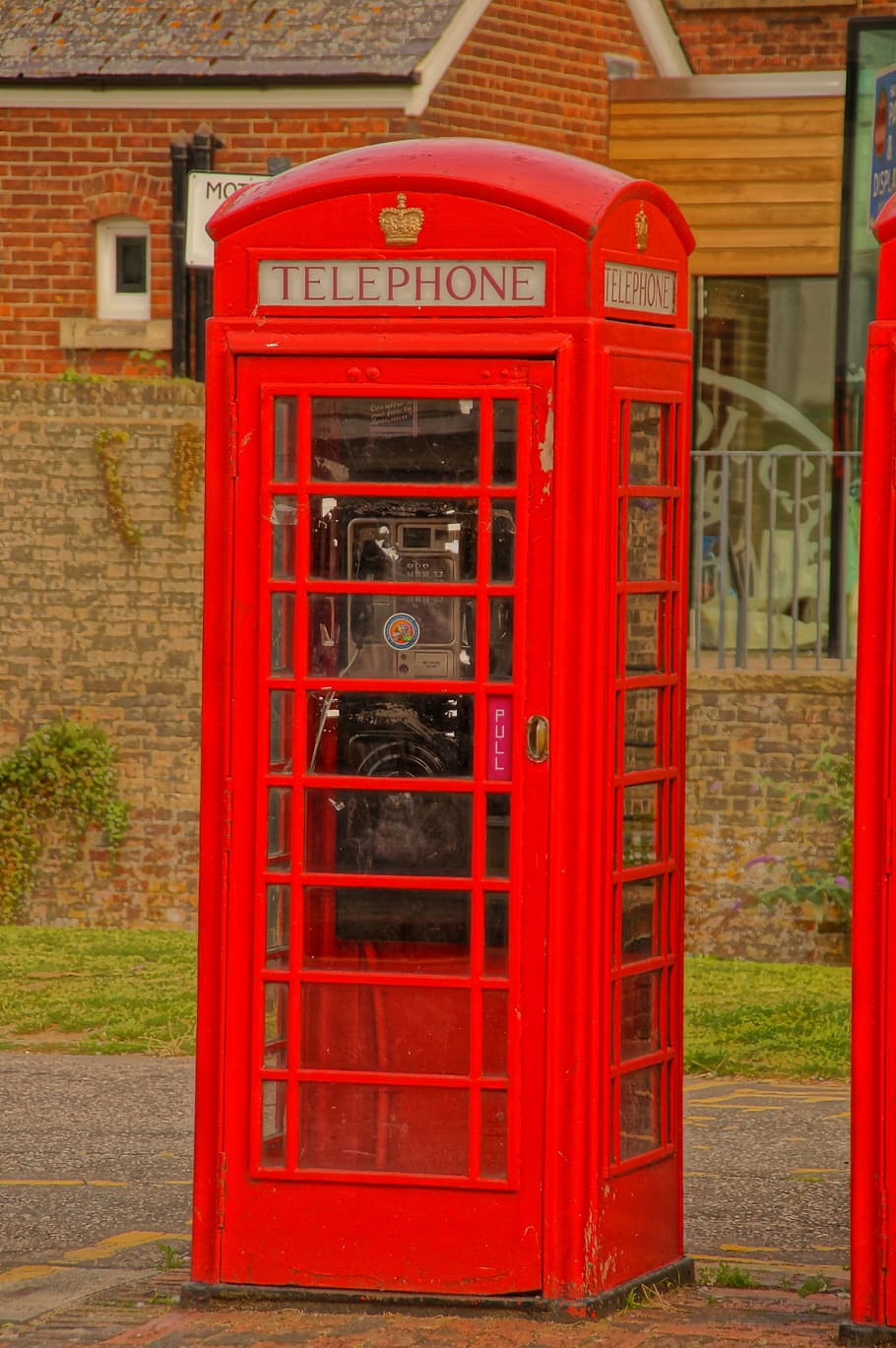 teléfono, cabina, rojo, reino, caja, icónico, reino unido, británico, cabina telefónica, comunicación