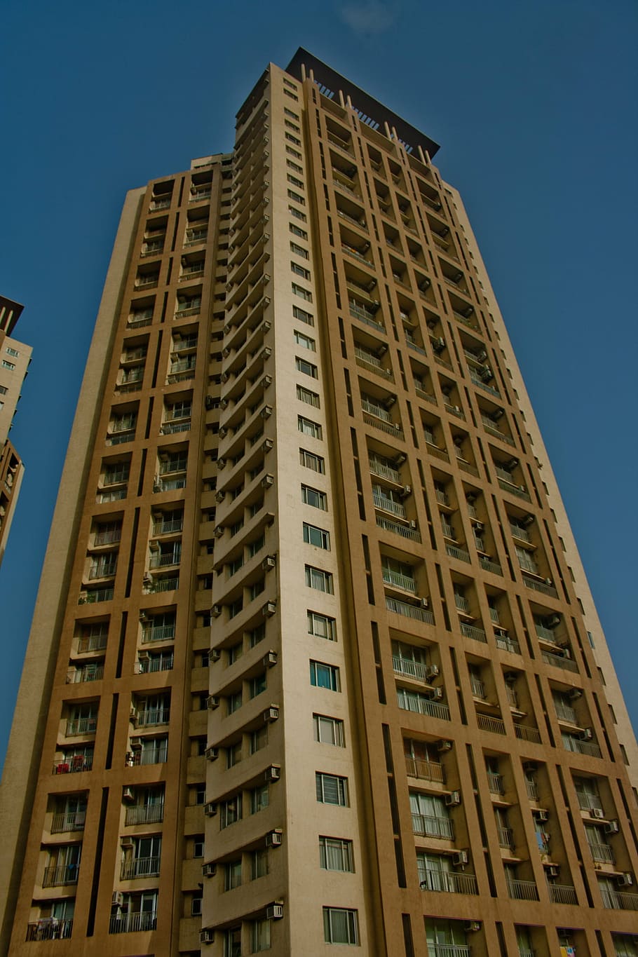tower, building, tall, high, mumbai, india, architecture, city, building exterior, low angle view