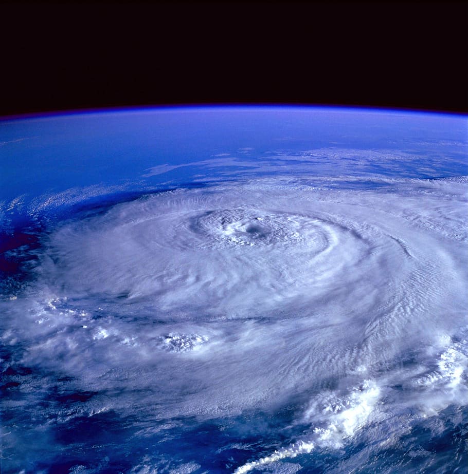 海の波, 空中, 写真, ハリケーン, 地球, 衛星, 追跡, 衛星画像, 研究, 科学