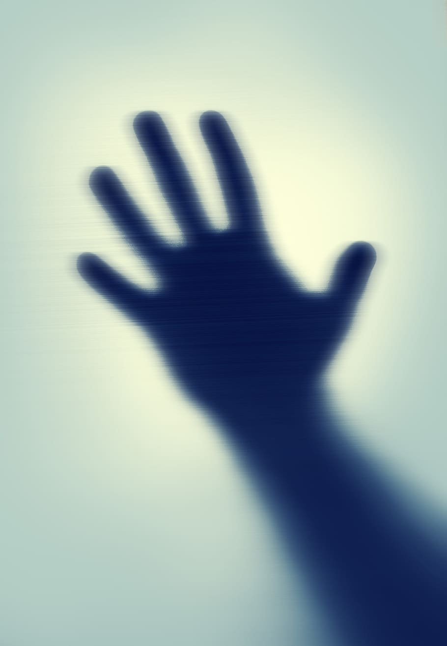 mano derecha, blanco, panel de vidrio, misterio, místico, luz, imaginario, ayuda, forma, suave
