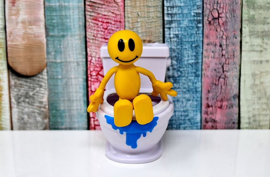 yellow, stick, man, sitting, toilet wallpaper, toilet, smiley, figure, loo, cute