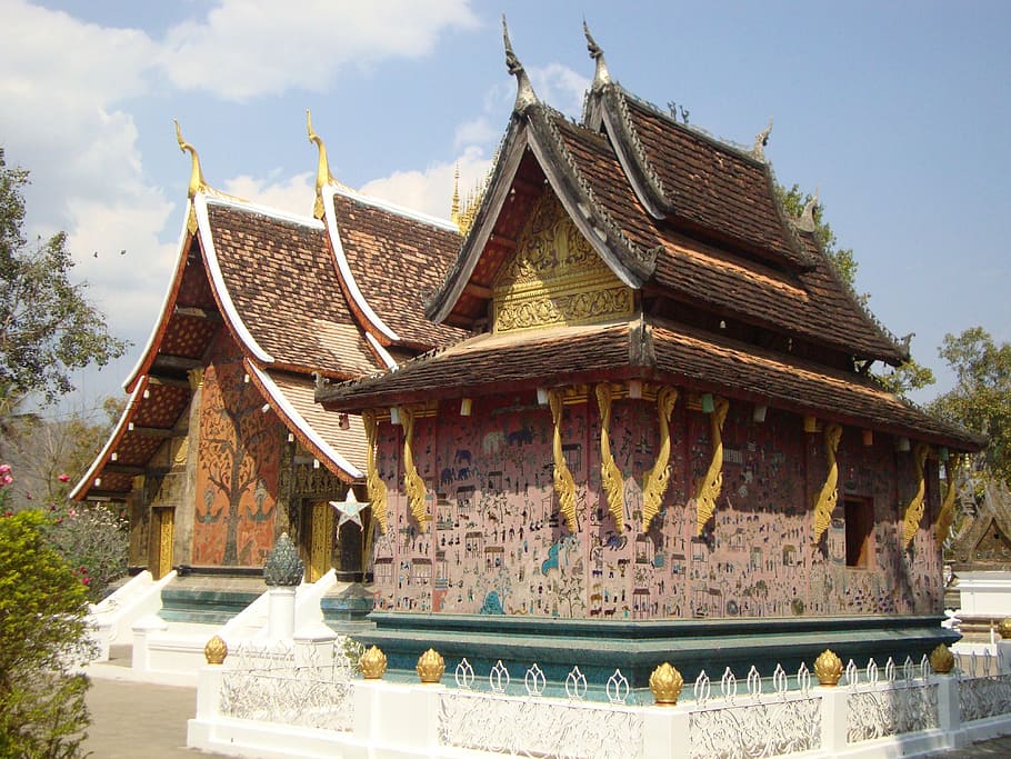 laos, vientiane, building, buddhism, buddha, asian, architecture, built structure, building exterior, religion
