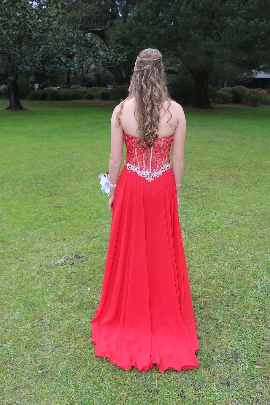 dress, prom, girl, fashion, gown, female, young, prom dress, formal, teenager