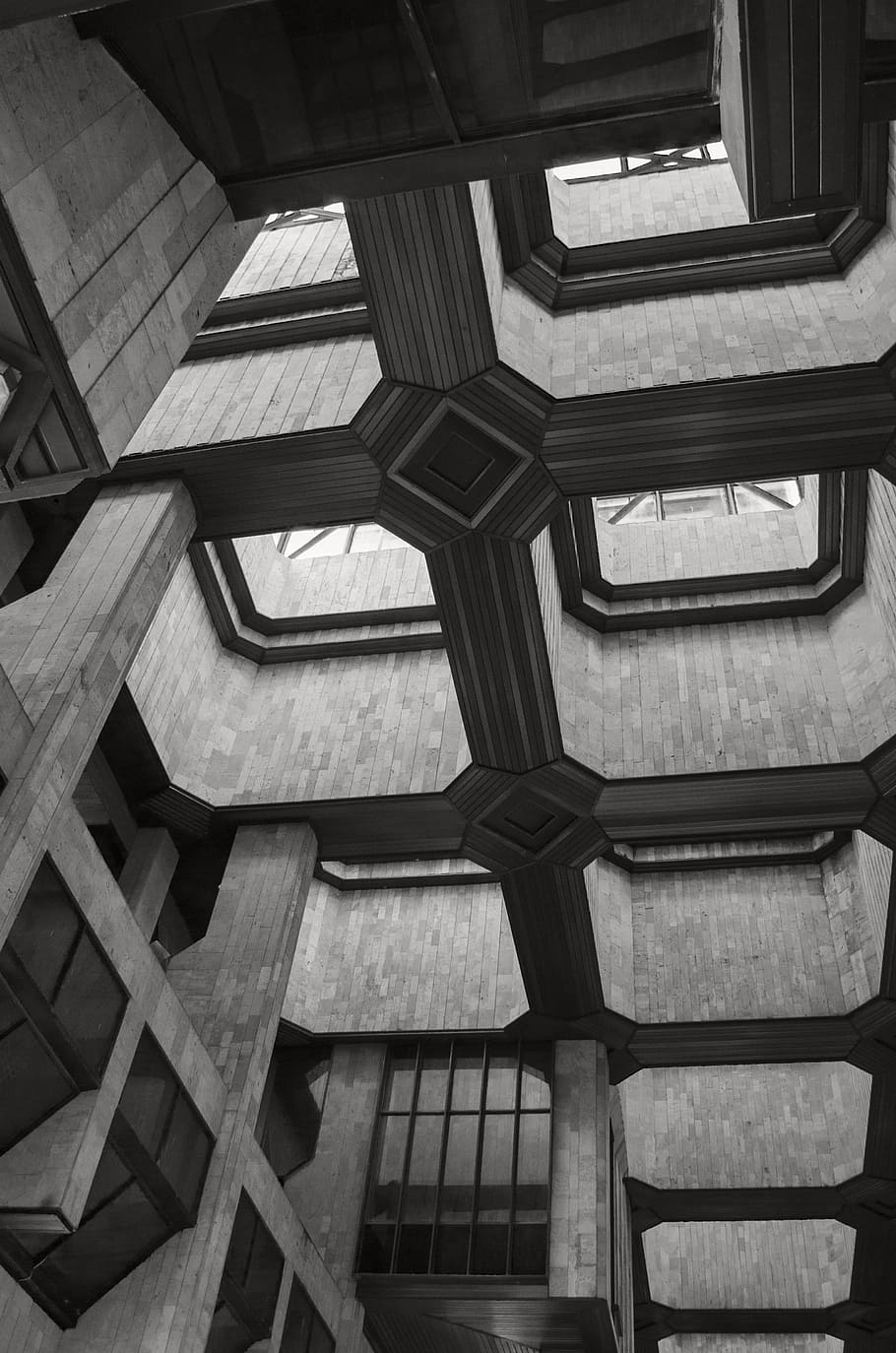 geometric, architecture, forms, line, openings, ceilings, element, simple, style, science