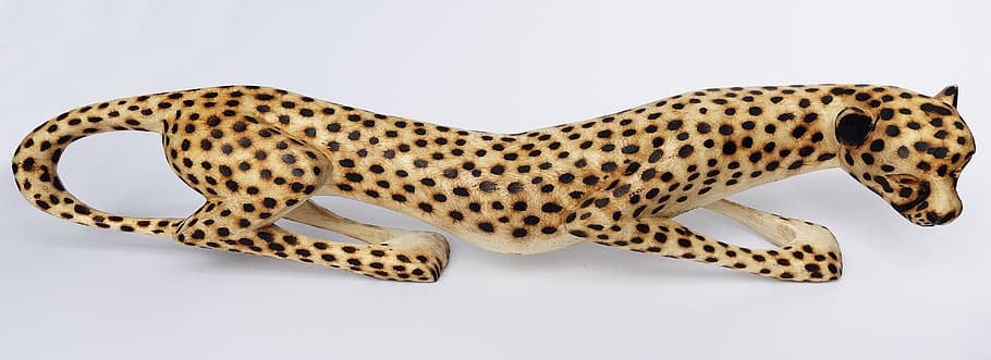 leopard, holzfigur, carving, south africa, hand carved, figure, craft, deco, decoration, artwork