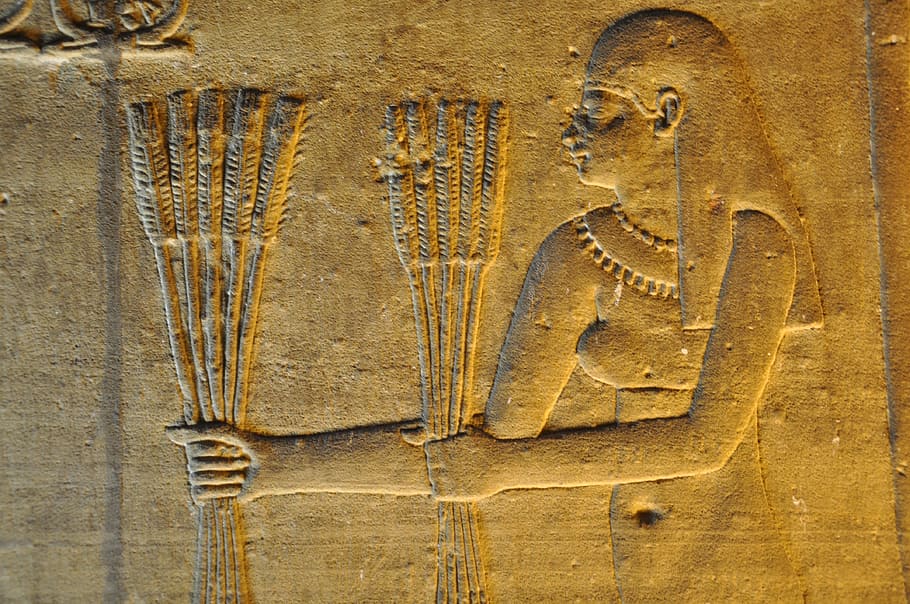 mesir, candi, hieroglif, firaun, kuil Mesir, perjalanan, patung, kolom, pierre, sejarah
