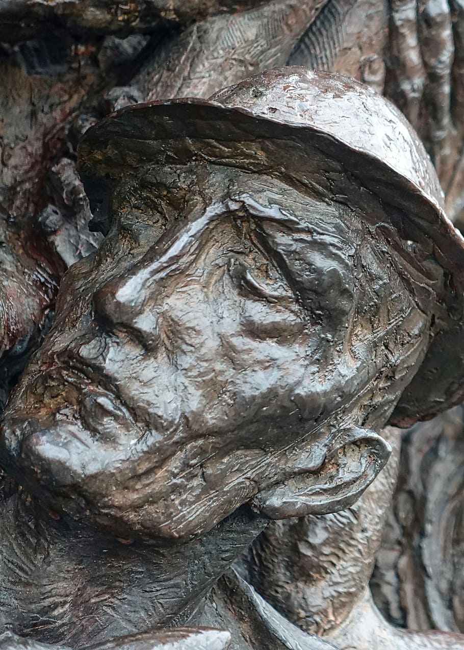 Face, Sculpture, Relief, Expression, artistic, carving, bronze, monument, warfare, statue