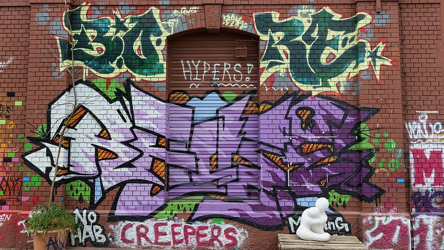 Graffiti Letters Text Font Purple Decoration Painted Wall Art Drawing Pxfuel