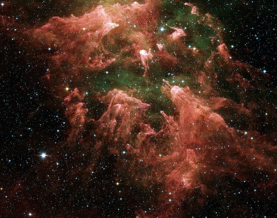 star burst, carina nebula, ngc 3372, eta carinae fog, emission nebula, constellation kiel, galaxy, starry sky, space, universe
