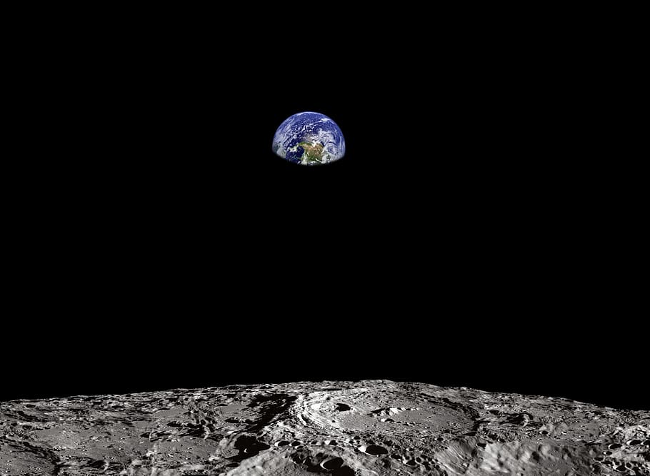 earth, moon, surface, space, apollo, nasa, mission, exploration, astronaut, world