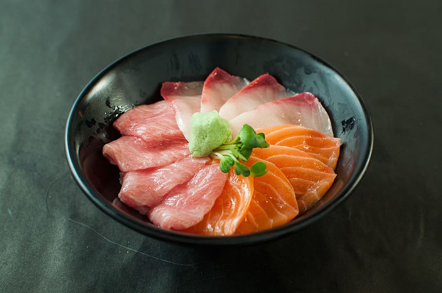 bowl, raw, meat, japan, sushi, food, japanese, restaurant, food and drink, healthy eating