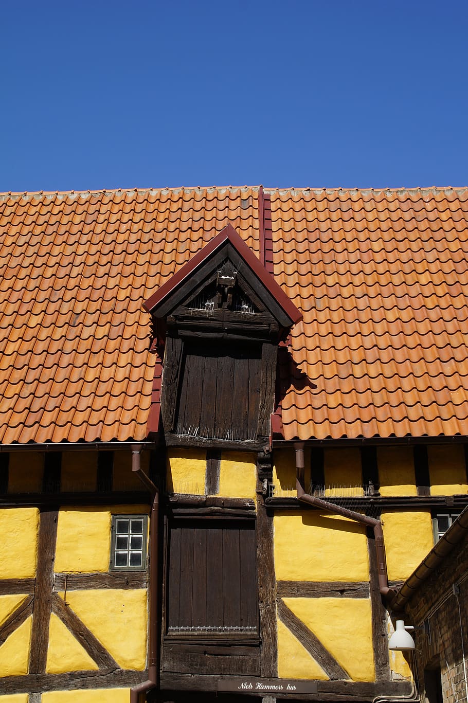 truss, fachwerkhaus, old, historically, wall, historic center, architecture, hauswand, askew, gable