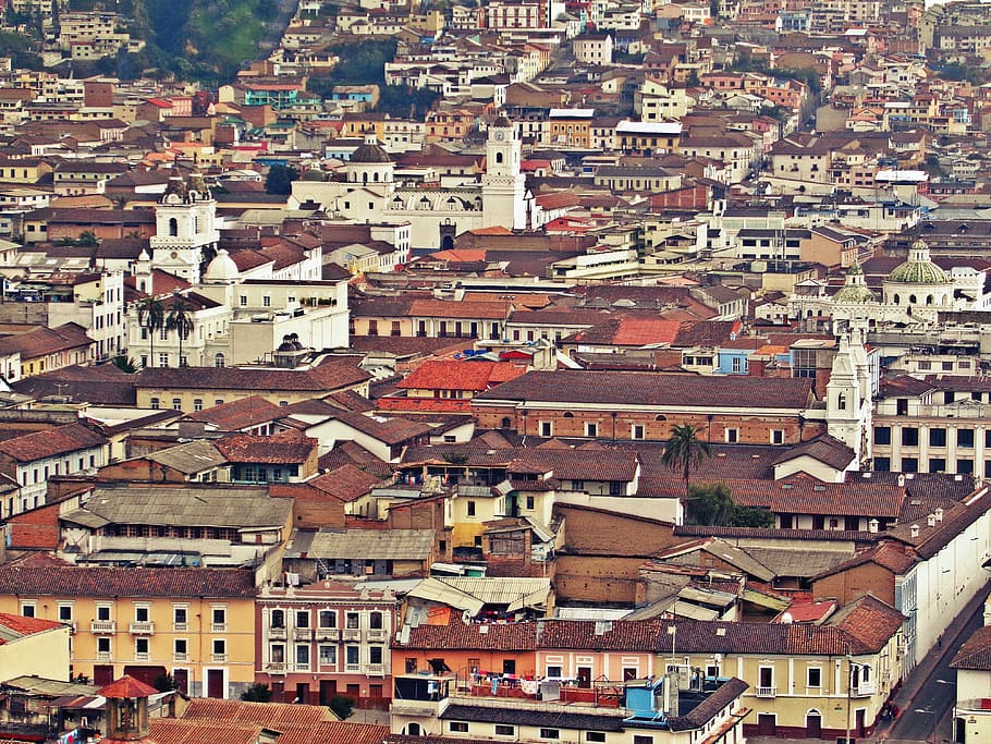 Ecuador, Emery, South America, quito, view of the city, building exterior, architecture, house, day, built structure