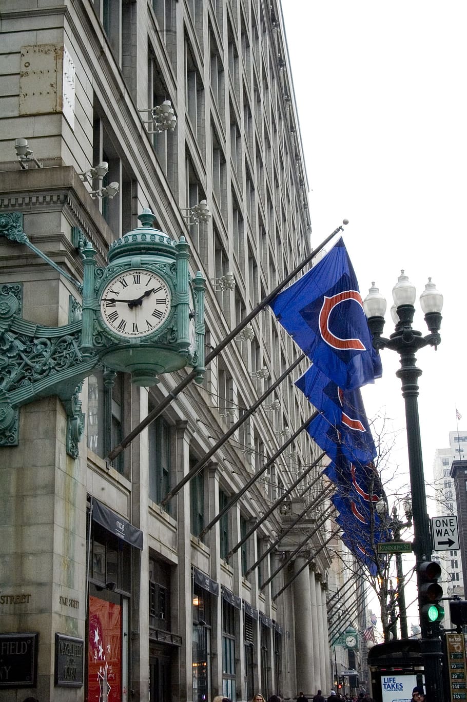 reloj, chicago, de chicago, béisbol, loop, histórico, arquitectura, exterior del edificio | Pxfuel