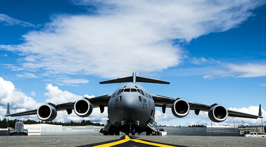 C-17, Globemaster, Usaf, c-17, globemaster, united states air force, transpiration, cargo, aircraft, airplane, cloud - sky