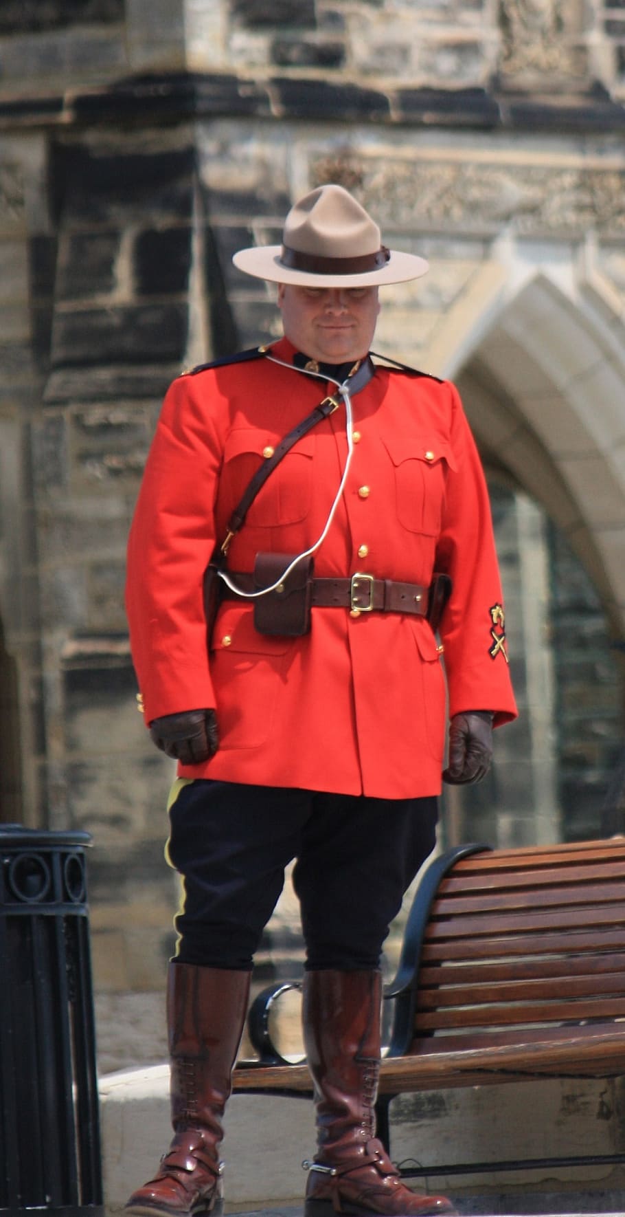 mountie, oficial, policía montada canadiense real, guardia, uniforme, hombre, aplicación de la ley, policía, símbolo, canadá