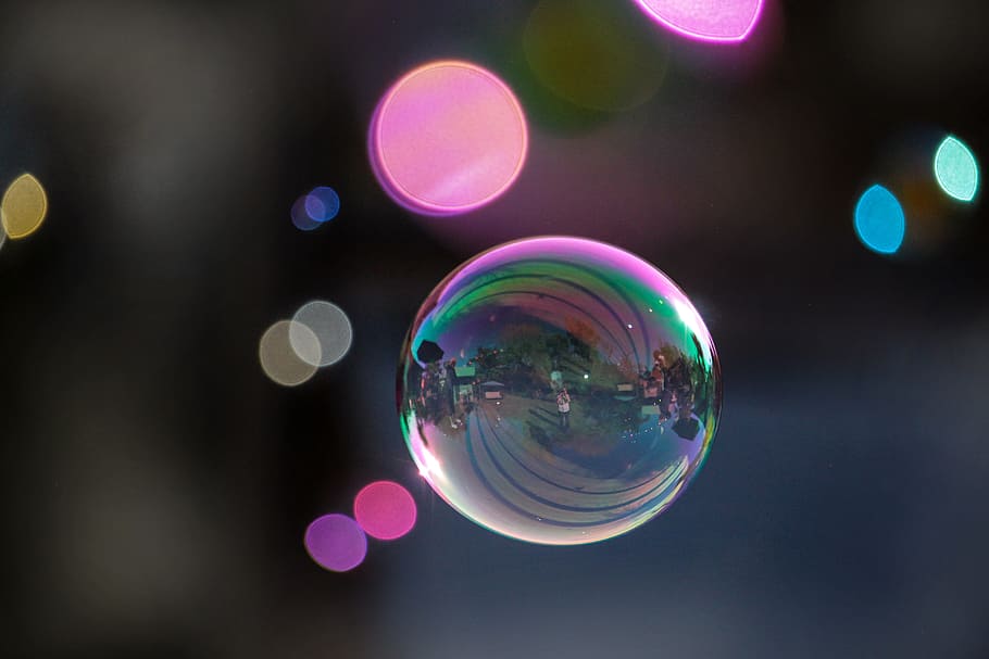 focus photography, bubble, focus, photography, circle, abstract, round, rainbow, pink, shine