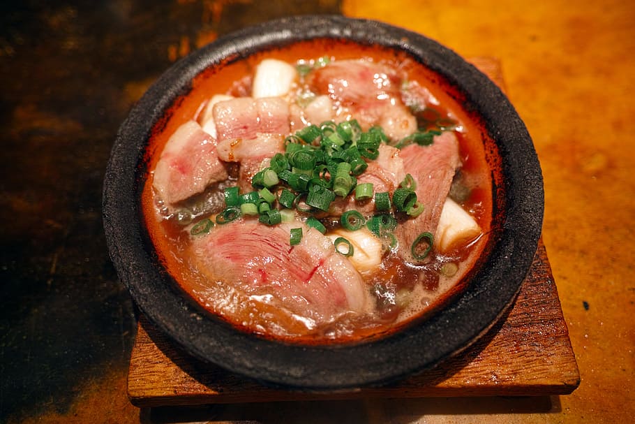 ramen dish, shallow, japanese food, japan food, tavern, restaurant, cuisine, food, diet, duck