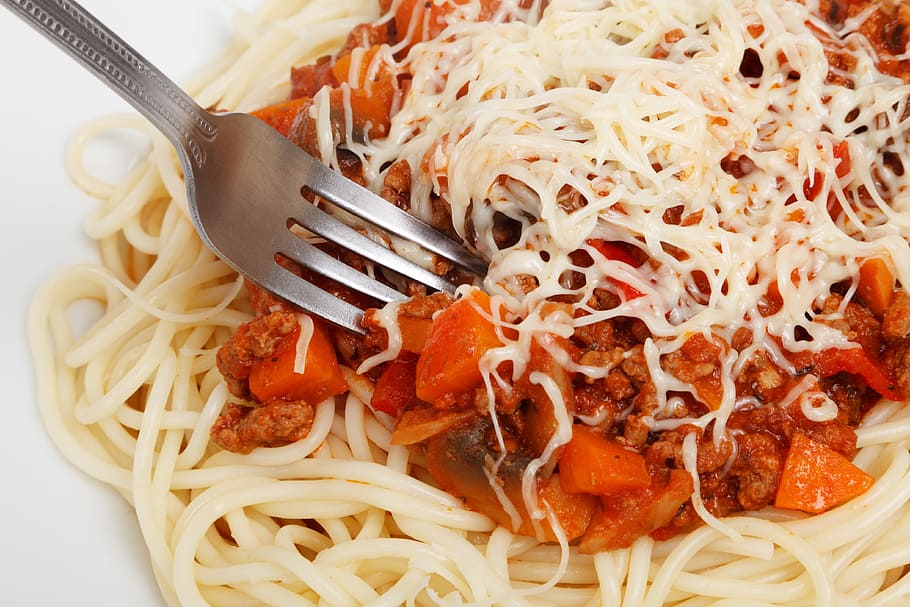 pasta, red, sauce, cheese, beef, cuisine, delicious, dinner, food, fresh