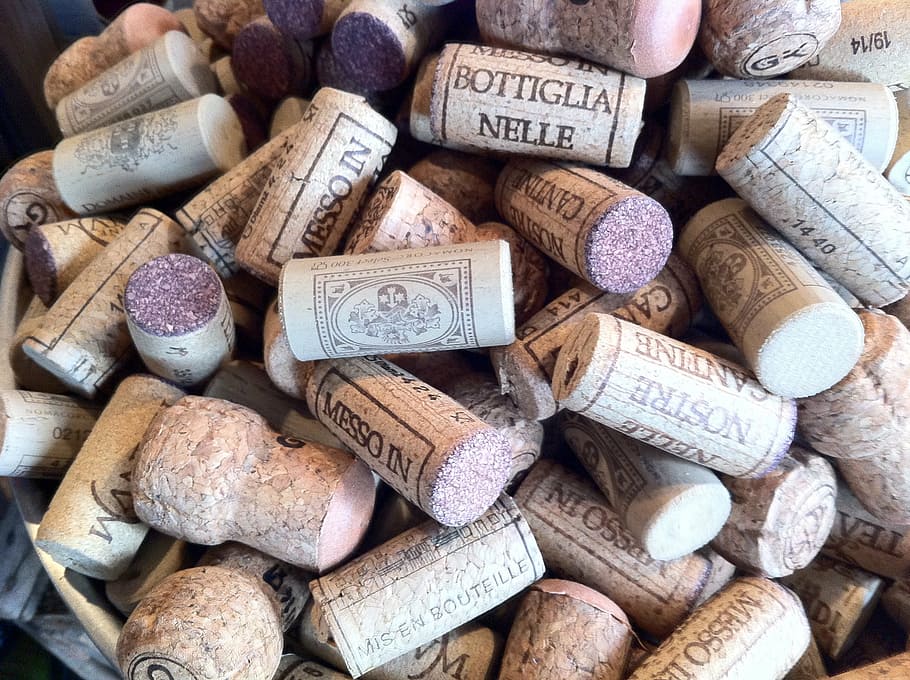wine corks, deco, cork, large group of objects, backgrounds, full frame, abundance, choice, variation, cork - stopper