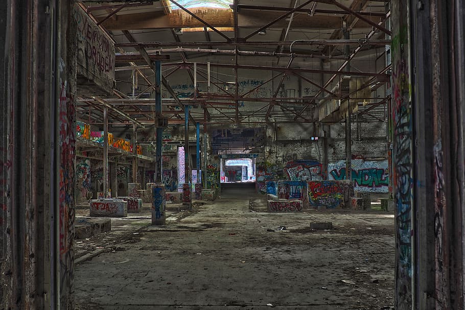 lost places, factory, old factory, pforphoto, abandoned, lapsed, decay, old, industrial building, building