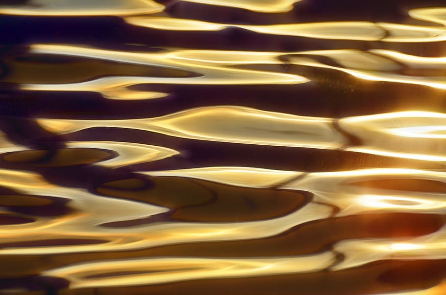 closeup, water, golden, hour, desktop, abstract, gold, pattern, nature, color
