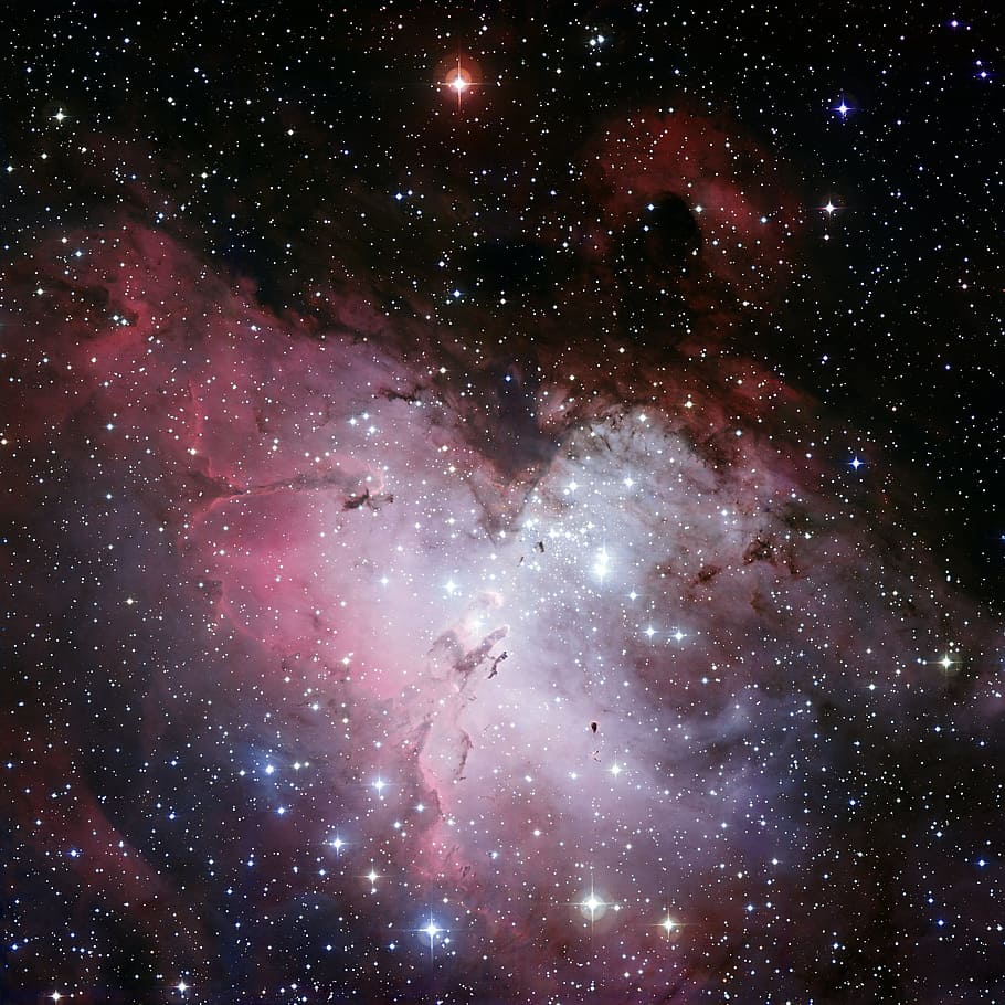 galaxy photo, eagle nebula, ic 4703, fog, open sternhaufen, star clusters, messier catalogue, name, m 16, ngc