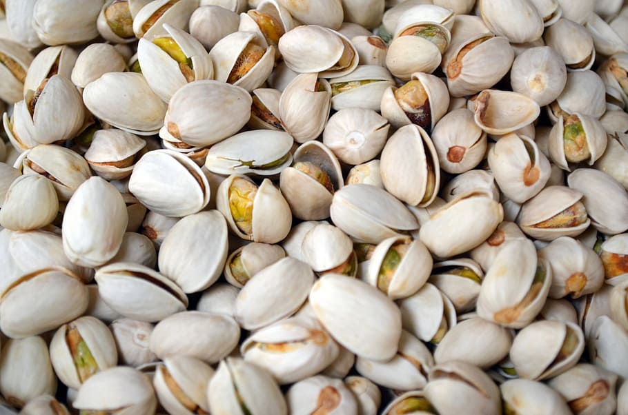 white seeds, food, season, crop, pistachio, nut, pistachio nut, shell, kernel, holidays