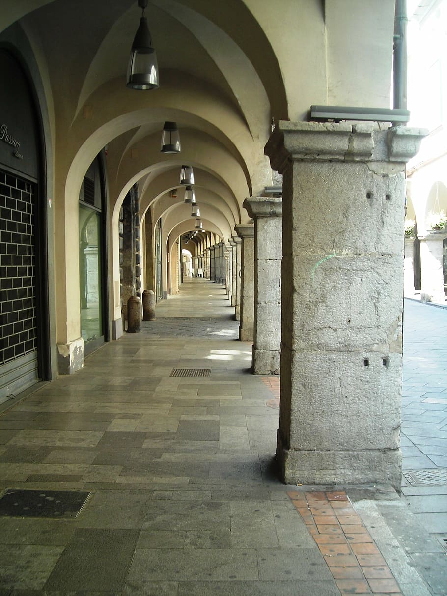 porch, cava de' tirreni, salerno, campania, architecture, architectural column, arcade, building, built structure, corridor