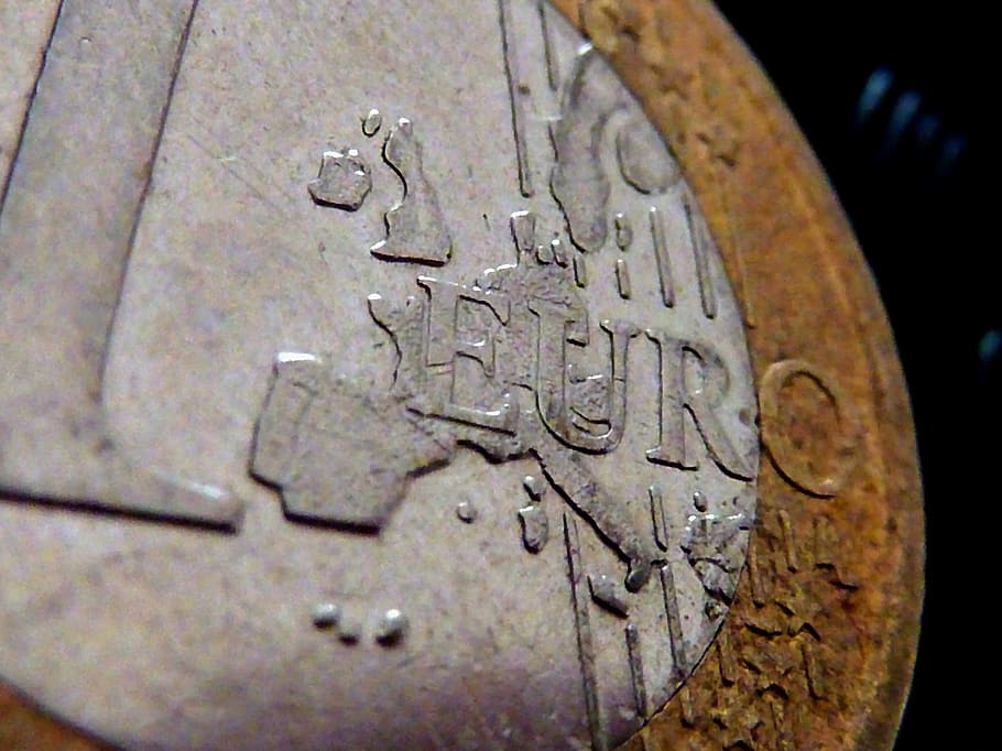 Euro, Koin, Uang, Perubahan Longgar, specie, € koin, mata uang, uang logam, uang tunai, keuangan