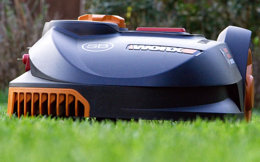 robot mower, robot, autonomous, mow, grass, lawn mower, robot lawn mower, garden, rush, automatically